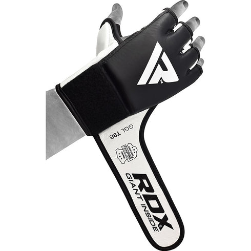 RDX T9 HEARSE LEATHER MMA GRAPPLING GLOVES-5